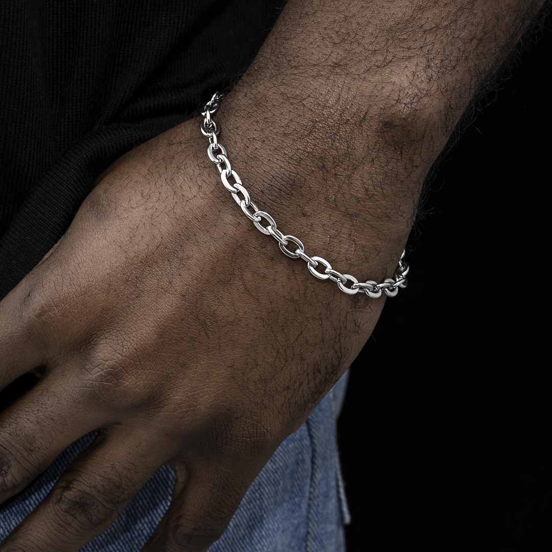 Helloice 5mm Rolo Bracelet