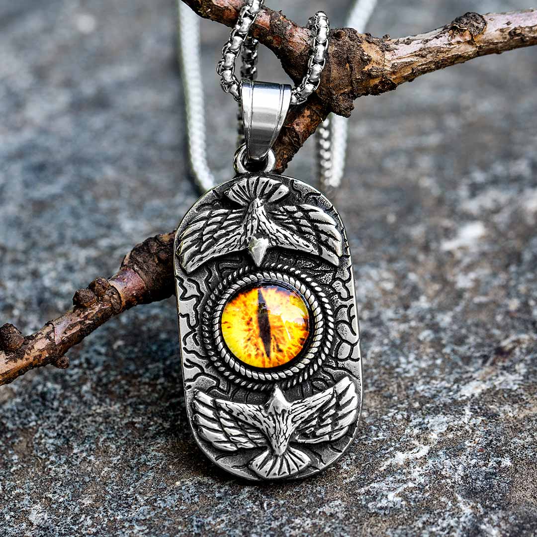 Helloice Evil Eye Stainless Steel Pendant