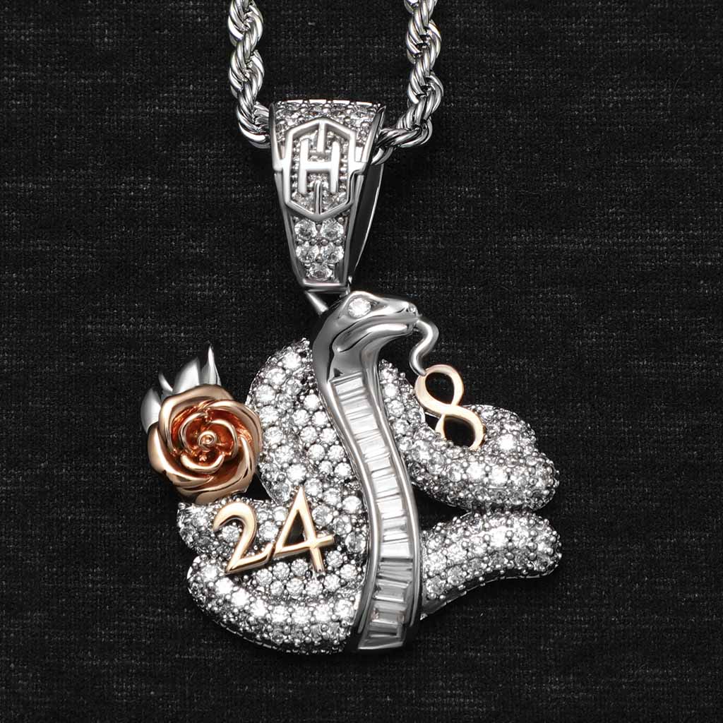 Helloice Iced Snake Memorial Pendant