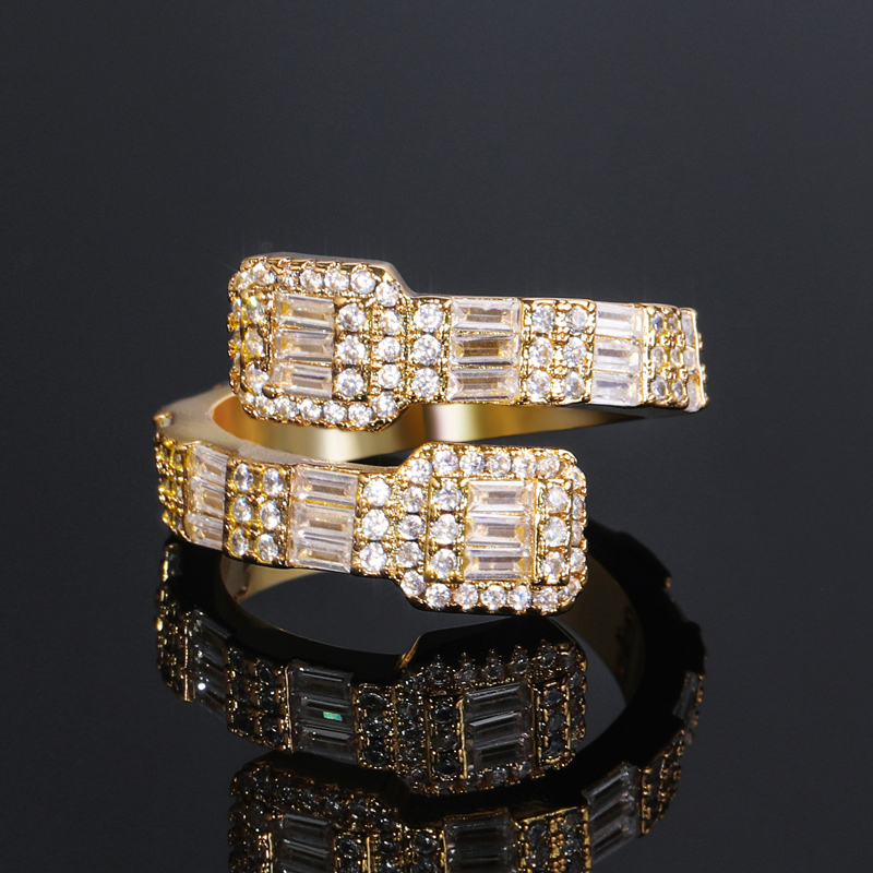 Helloice Iced Emerald Cut Ring