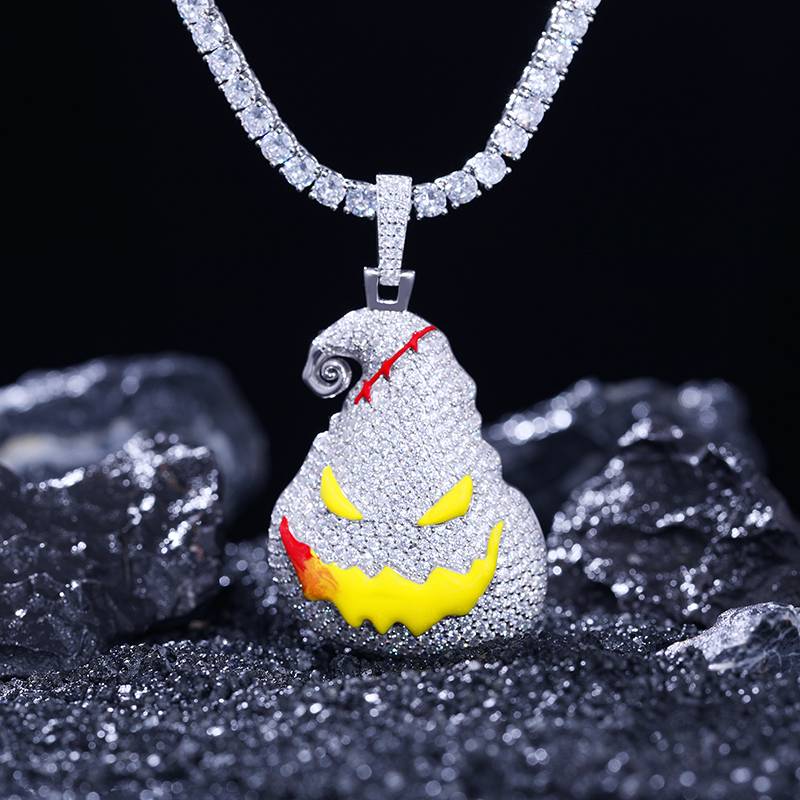 Helloice Glow in the Dark Super Demon Person Boo Pendant