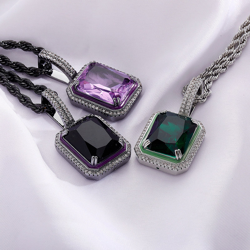 Helloice Glow in the Dark Cube Pendant