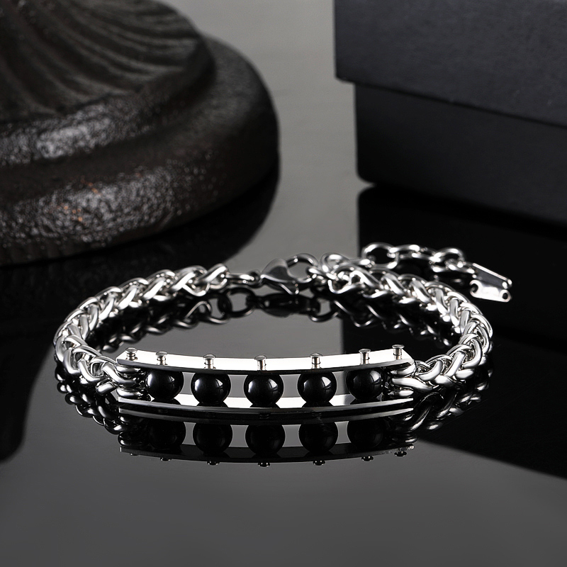 Helloice Handmade Beads Slideway Inspired Franco Chain Bracelet