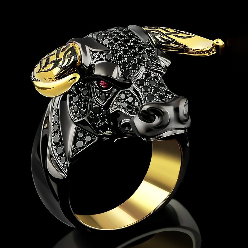 Helloice The Head Of Angry Bull Ring
