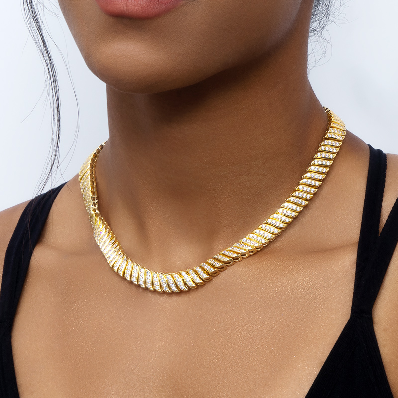 Helloice Iced 10mm Tennis Chain Choker