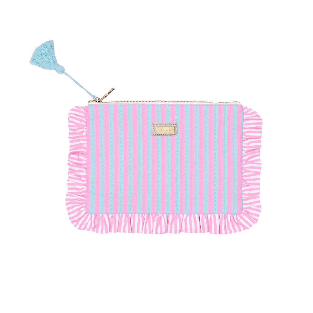 Lilly Pulitzer Ruffle Pouch - Stripe