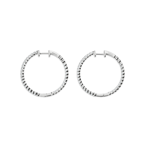2 Carat Diamond Hoop Earrings S1820309326-C-14kWG-OS-IND
