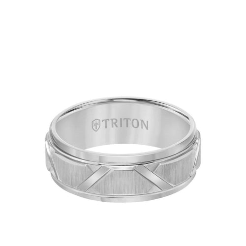 Triton Carved Wedding Band 11-4126C-G