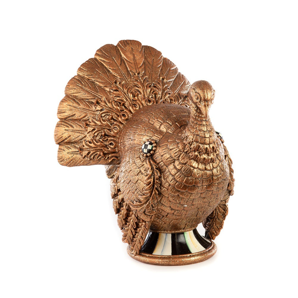 MacKenzie-Childs Autumn Harvest Copper Turkey