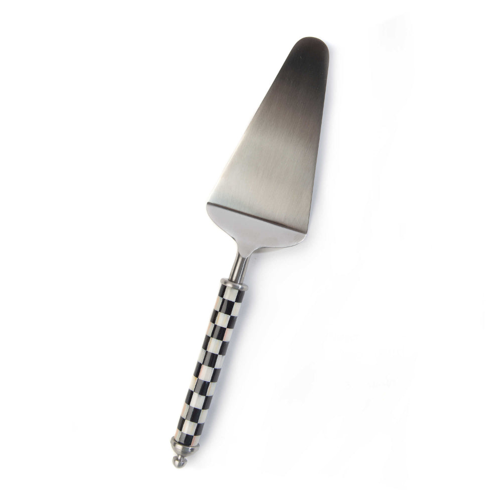 MacKenzie-Childs Supper Club Pie Server - Courtly Check