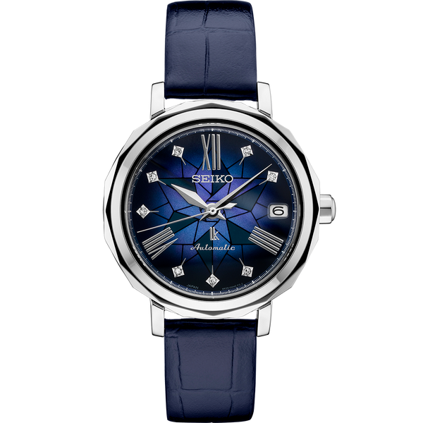 Seiko Lukia SPB137 Kurenai Blue with Diamonds Automatic