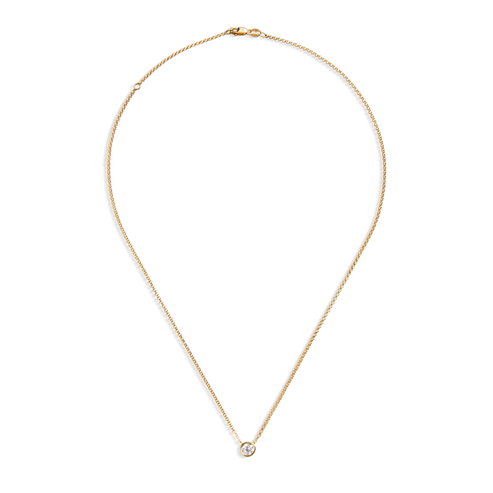 1/2 Carat Round Diamond Necklace S1820301932-C-14kYG-OS-IND
