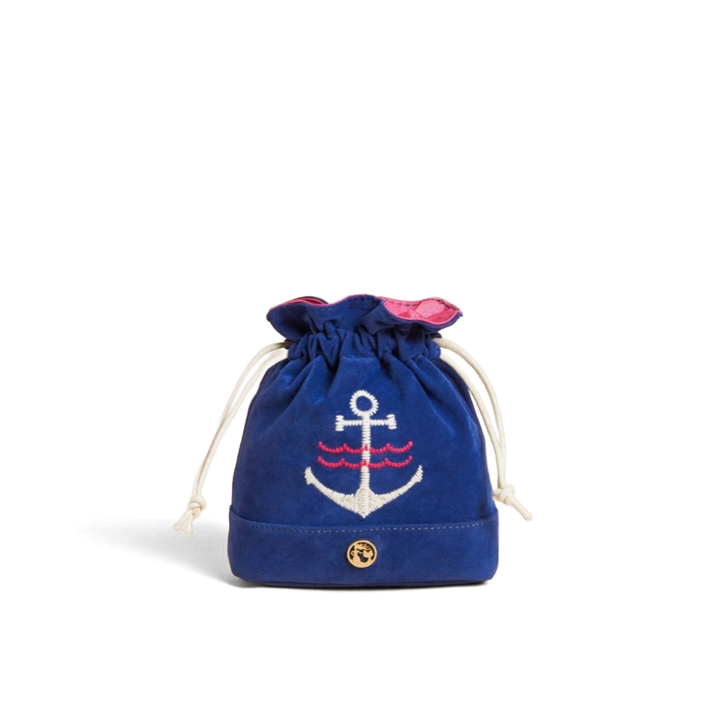 Spartina Keepsake Drawstring- Anchor Navy