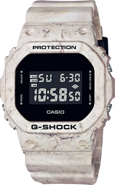Casio G-Shock DW5600WM-5 Utility Wavy Marble Square Two Tone