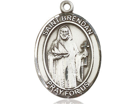 Extel Large Oval Pewter St. Brendan the Navigator Medal