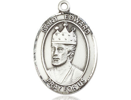Extel Large Oval Pewter St. Edward the Confessor Medal