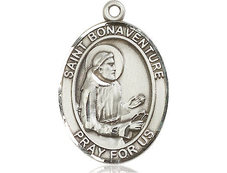 Extel Large Oval Pewter St. Bonaventure Medal Made in USA
