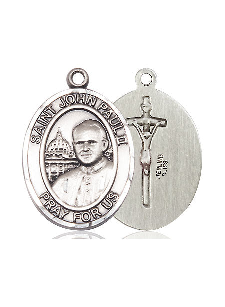 Extel Large Oval Pewter St. John Paul II Medal Made in USA