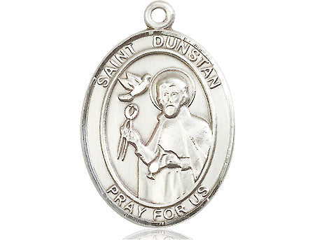 Extel Large Oval Pewter St. Dunstan Medal Made in USA