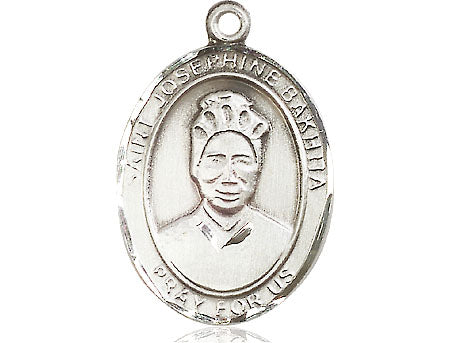 Extel Large Oval Pewter St. Josephine Bakhita Medal