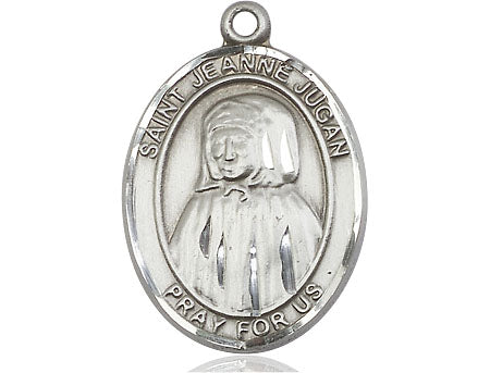 Extel Large Oval Pewter St. Jeanne Jugan Medal Made in USA