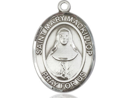 Extel Large Oval Pewter St. Mary Mackillop Medal Made in USA