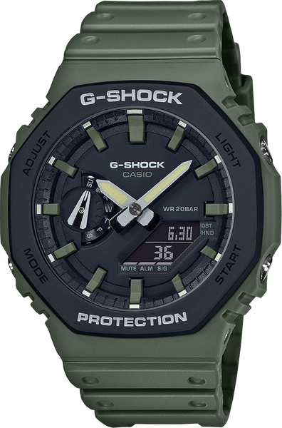 Casio G-Shock GA2110SU-3A Green Casioak Utility Color // Pre-Owned