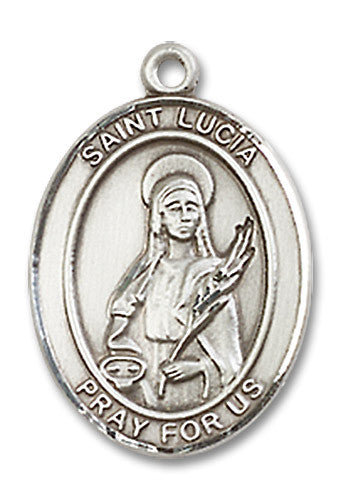 Extel Medium Oval Sterling Silver St. Lucia Medal Made in USA