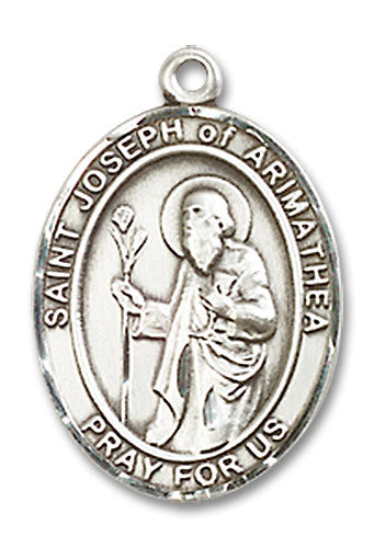 Extel Medium Oval Sterling Silver St. Joseph Medal Made in USA