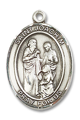 Extel Medium Oval Sterling Silver St. Joachim Medal Made in USA