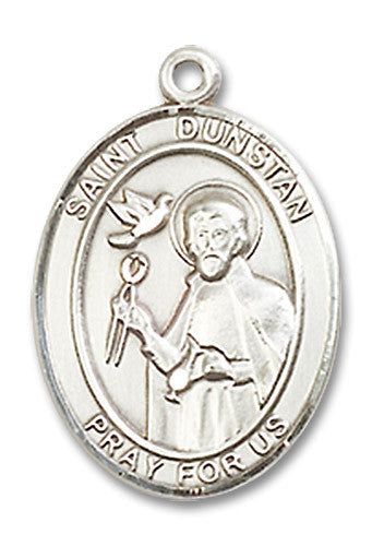 Extel Medium Oval Sterling Silver St. Dunstan Medal USA