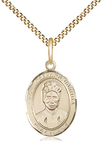 Extel Medium Oval 14kt Gold Filled St. Josephine Pendant