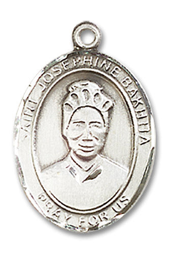 Extel Medium Oval Sterling Silver St. Josephine Bakhita Medal