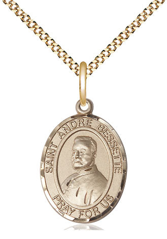 Extel Medium Oval 14kt Gold Filled St. Andre Bessette Pendant