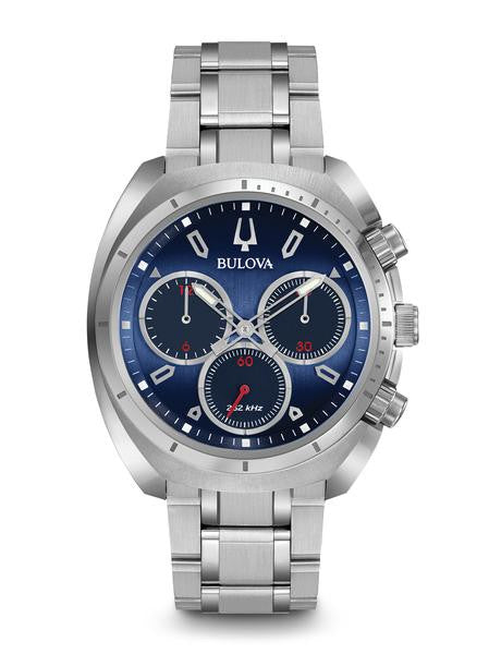 Bulova Curv Chronograph  96A185 Stainless Steel // Preowned