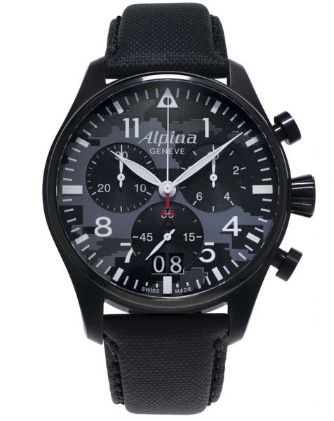 Alpina AL-372BMLY4FBS6 Startimer Pilot Big Date Chronograph Camo Dial