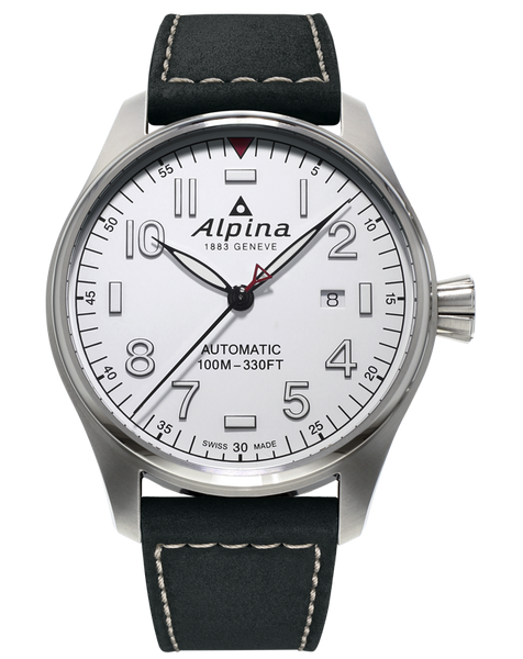 Alpina AL-525S4S6 Startimer Pilot Automatic White Dial
