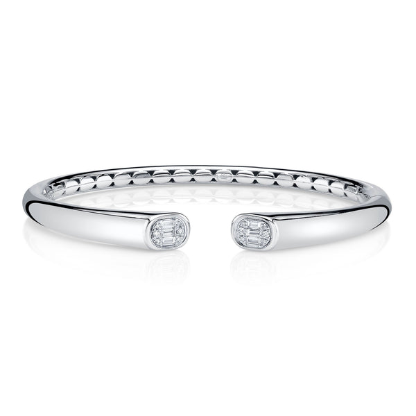 0.20CT DIAMOND BAGUETTE BANGLE
