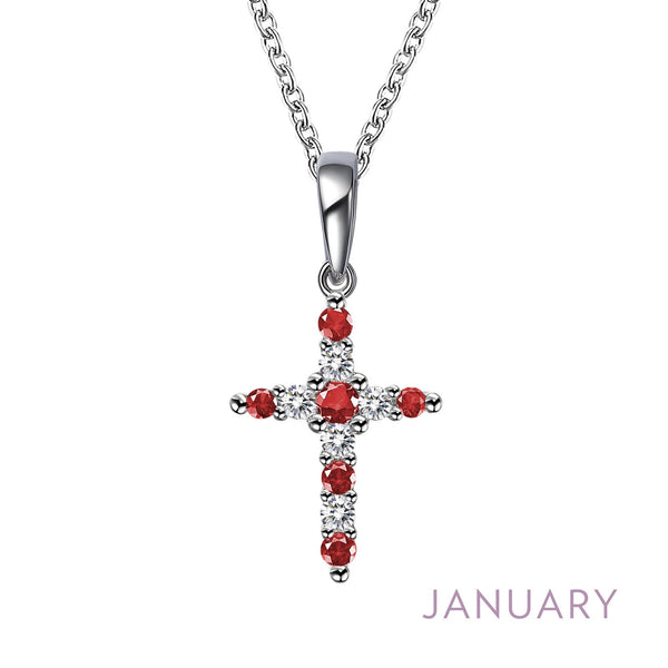 Lafonn Birthstone January Necklace BP001GNP20