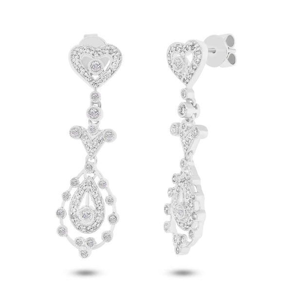 0.85CT DIAMOND EARRING