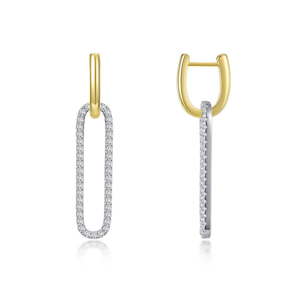 Lafonn Paperclip Diamond Earring E0506CLT00