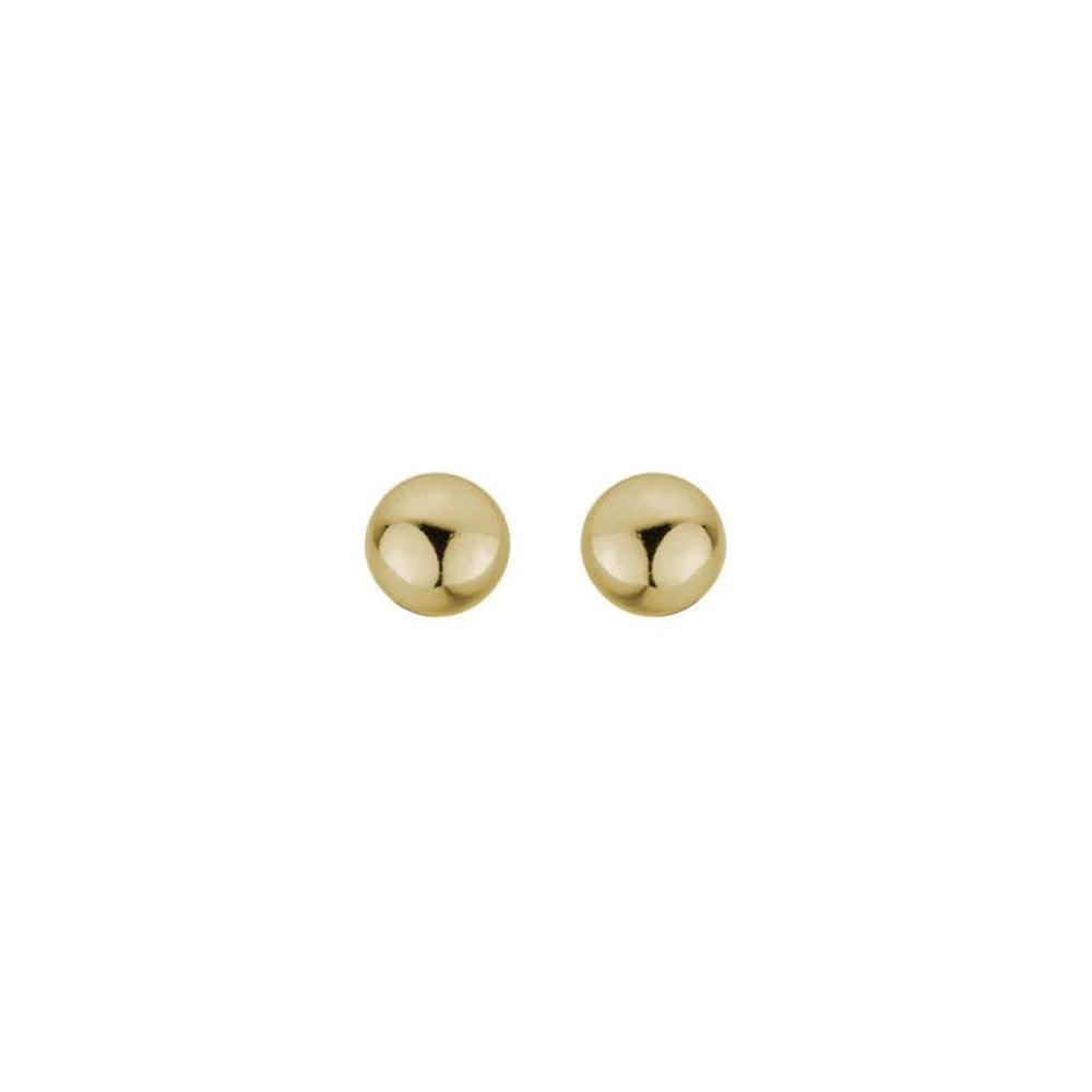 14k Gold 4mm Ball Stud Earrings