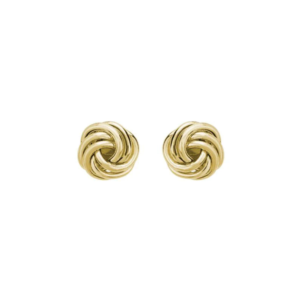 14k Gold Love Knot Studs