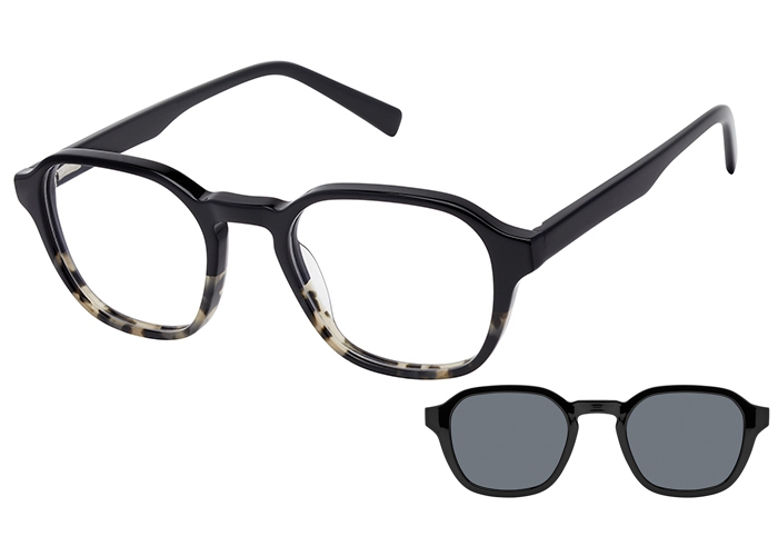 Isaac Mizrahi IM 36015 w/ Magnetic Clip-On Eyeglasses