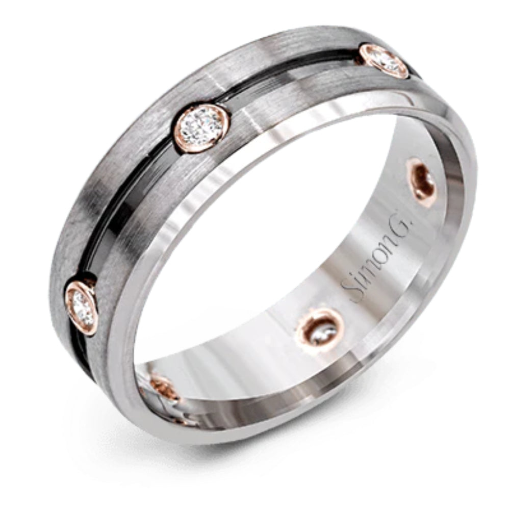 Simon G. 14k Gold Men's Wedding Band