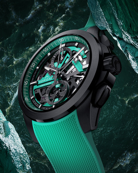 Norqain Independence Skeleton Chrono 42Mm Limited Edition NNT3200BLC/JD326