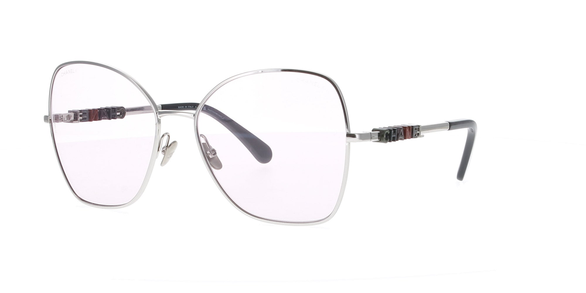 Chanel Silver Butterfly Sunglasses
