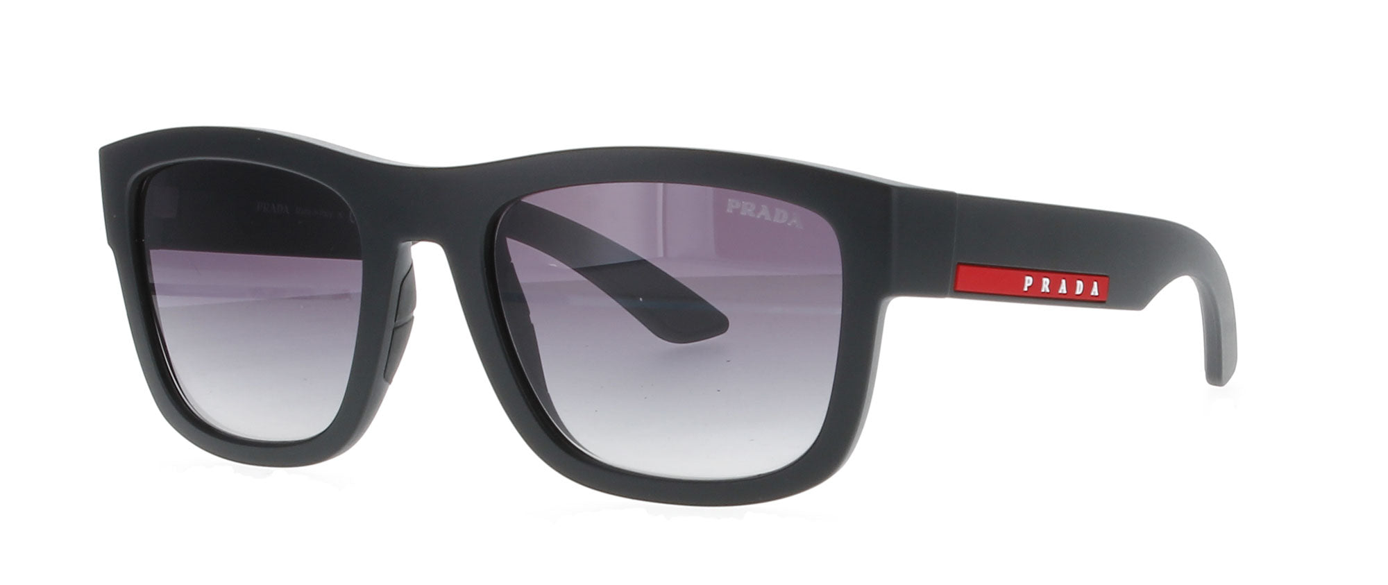 PRADA LINEA ROSSA Matte Black Sunglasses
