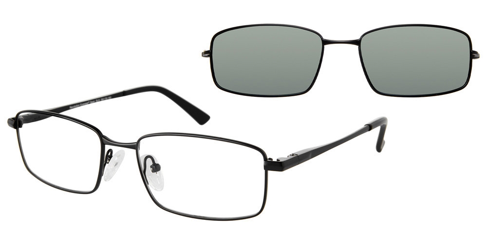 Revolution w/Magnetic Clip Ons Sean W/Magnetic Clip-On Eyeglasses