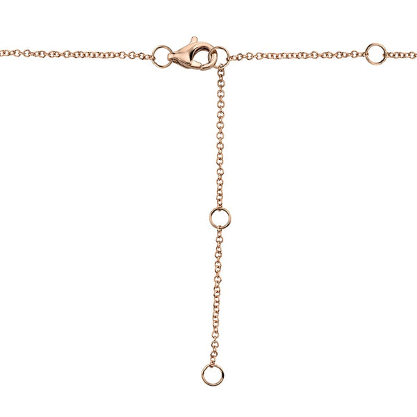 Shy Creation 0.21Ct Diamond Pave Heart Necklace SC55002006